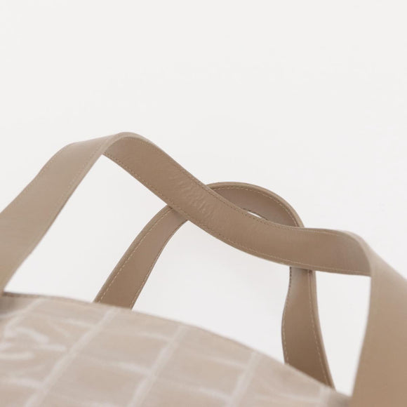 CHANEL New Travel Line Tote Bag Nylon Pink gold CC Auth ep12654