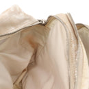CHANEL New Travel Line Hand Bag Canvas Leather 2way Pink Gold CC Auth ep12659-22