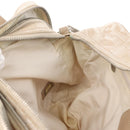 CHANEL New Travel Line Hand Bag Canvas Leather 2way Pink Gold CC Auth ep12659-23