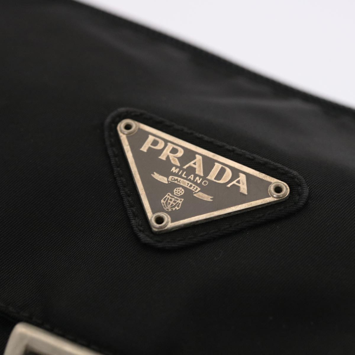 PRADA Shoulder Bag Nylon Black Auth ep1266