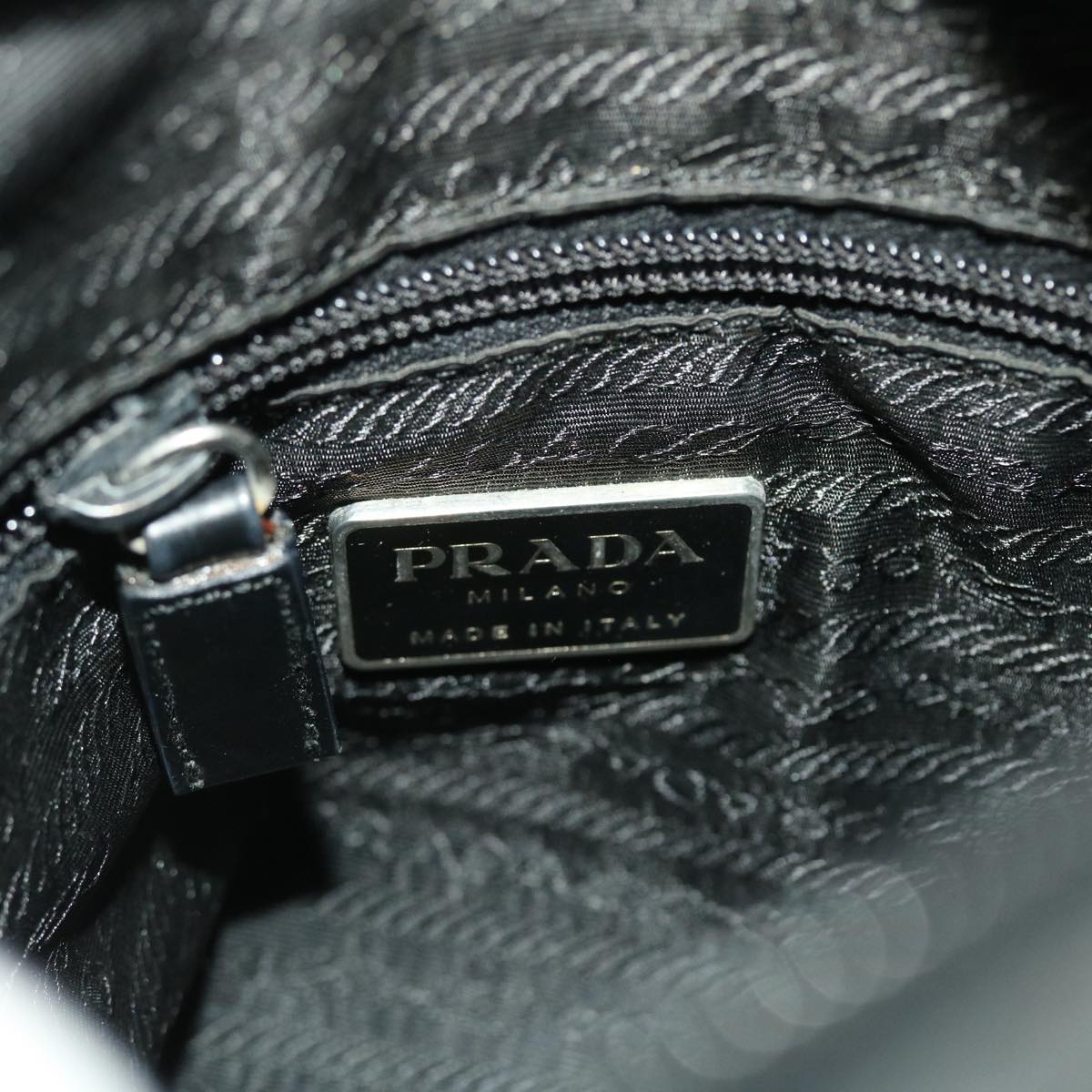 PRADA Shoulder Bag Nylon Black Auth ep1266