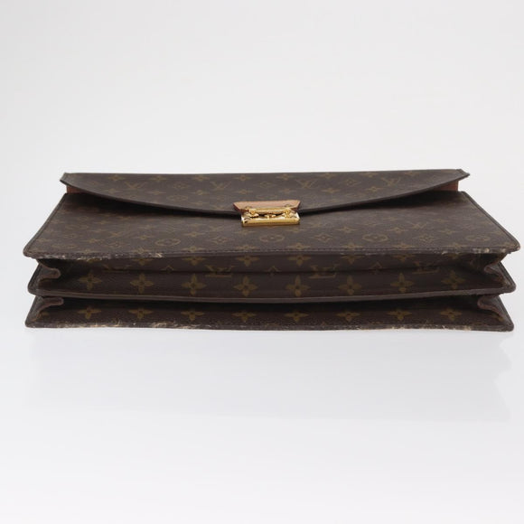 LOUIS VUITTON Monogram Serviette Conseiller Briefcase M53331 LV Auth ep12663