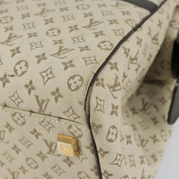 LOUIS VUITTON Monogram Mini Josephine GM Handtasche Khaki M92310 LV Auth ep12664