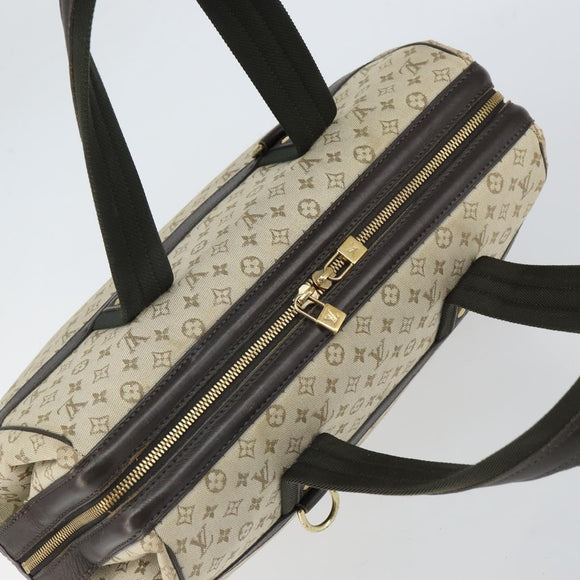 LOUIS VUITTON Monogram Mini Josephine GM Handtasche Khaki M92310 LV Auth ep12664