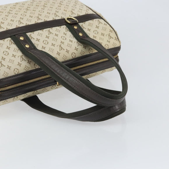 LOUIS VUITTON Monogram Mini Josephine GM Handtasche Khaki M92310 LV Auth ep12664