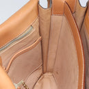 CELINE Macadam Canvas Shoulder Bag PVC Leather Brown Gold Auth ep12669-19