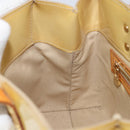 LOUIS VUITTON Monogram Vernis Reade PM Hand Bag Beige M91334 LV Auth ep12672-19
