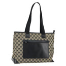 GUCCI GG Canvas Tote Bag Navy Silver 019 0426 2404 Auth ep12675-1