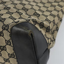 GUCCI GG Canvas Tote Bag Navy Silver 019 0426 2404 Auth ep12675-12