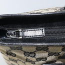 GUCCI GG Canvas Tote Bag Navy Silver 019 0426 2404 Auth ep12675-15