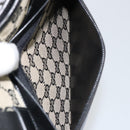 GUCCI GG Canvas Tote Bag Navy Silver 019 0426 2404 Auth ep12675-23