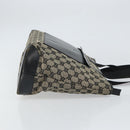GUCCI GG Canvas Tote Bag Navy Silver 019 0426 2404 Auth ep12675-4