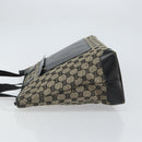 GUCCI GG Canvas Tote Bag Navy Silver 019 0426 2404 Auth ep12675-5