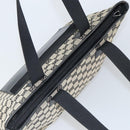GUCCI GG Canvas Tote Bag Navy Silver 019 0426 2404 Auth ep12675-6