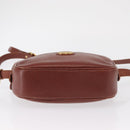Burberrys Shoulder Bag Leather Brown Gold Auth ep12677-5