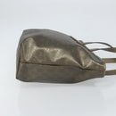 GUCCI GG implementation Tote Bag PVC Gold 211137 Auth ep12678-4