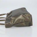 GUCCI GG implementation Tote Bag PVC Gold 211137 Auth ep12678-5