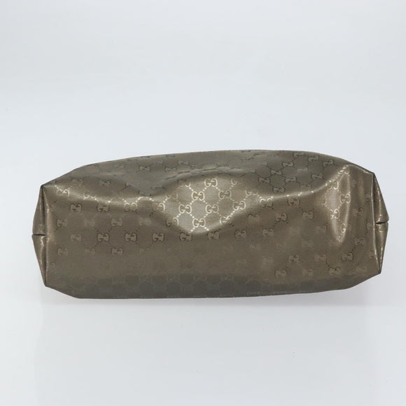 GUCCI GG implementation Tote Bag PVC Gold 211137 Auth ep12678