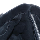 CELINE Boogie Hand Bag Leather Black Silver Auth ep12681-19