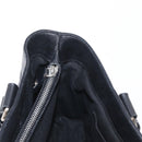 CELINE Boogie Hand Bag Leather Black Silver Auth ep12681-20