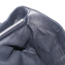 CELINE Boogie Hand Bag Leather Black Silver Auth ep12681-23