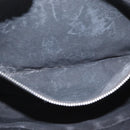 CELINE Boogie Hand Bag Leather Black Silver Auth ep12681-11