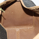 Christian Dior Honeycomb Canvas Boston Bag PVC Black Gold Auth ep12688-19