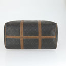 Christian Dior Honeycomb Canvas Boston Bag PVC Black Gold Auth ep12688-9