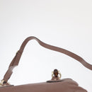 GUCCI Bamboo Hand Bag Leather 2way Pink Gold 308360 Auth ep12689-14