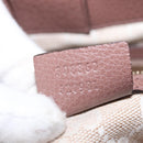 GUCCI Bamboo Hand Bag Leather 2way Pink Gold 308360 Auth ep12689-12