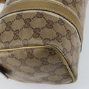 GUCCI GG Crystal Hand Bag Beige Gold 193604 Auth ep12691-16