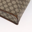 GUCCI GG Supreme Web Sherry Line Tote Bag PVC Beige Gold 010 378 Auth ep12692-15