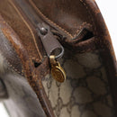 GUCCI GG Supreme Web Sherry Line Tote Bag PVC Beige Gold 010 378 Auth ep12692-10