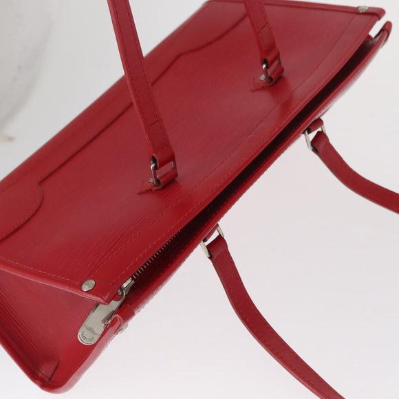 LOUIS VUITTON Epi Madeleine PM Hand Bag Red M5933E LV Auth ep12697