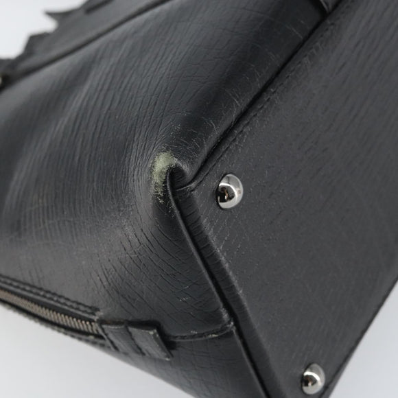 GUCCI Hand Bag Leather Black Silver 114537 Auth ep12699