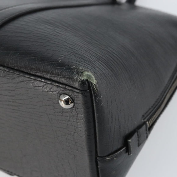 GUCCI Hand Bag Leather Black Silver 114537 Auth ep12699