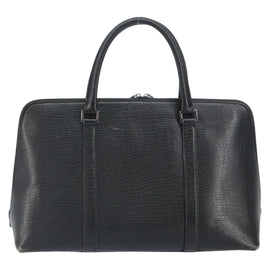 GUCCI Hand Bag Leather Black Silver 114537 Auth ep12699 - 0