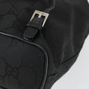 GUCCI GG Canvas Backpack Black Silver 003 0245 Auth ep12708-18
