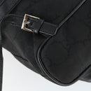 GUCCI GG Canvas Backpack Black Silver 003 0245 Auth ep12708-9