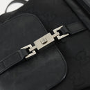 GUCCI GG Canvas Backpack Black Silver 003 0245 Auth ep12708-19