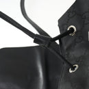 GUCCI GG Canvas Backpack Black Silver 003 0245 Auth ep12708-20