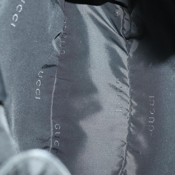 GUCCI GG Canvas Backpack Black Silver 003 0245 Auth ep12708