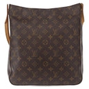 LOUIS VUITTON Monogram Looping GM Shoulder Bag M51145 LV Auth ep12709-13