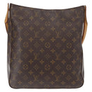 LOUIS VUITTON Monogram Looping GM Shoulder Bag M51145 LV Auth ep12709-2