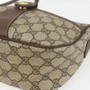GUCCI GG Supreme Web Sherry Line Bag PVC Beige Gold 89 02 032 Auth ep12711-10