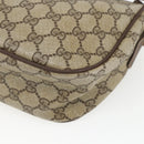 GUCCI GG Supreme Web Sherry Line Bag PVC Beige Gold 89 02 032 Auth ep12711-12