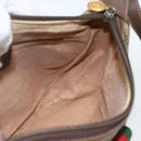 GUCCI GG Supreme Web Sherry Line Bag PVC Beige Gold 89 02 032 Auth ep12711-18
