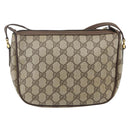 GUCCI GG Supreme Web Sherry Line Bag PVC Beige Gold 89 02 032 Auth ep12711-3