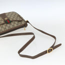 GUCCI GG Supreme Web Sherry Line Bag PVC Beige Gold 89 02 032 Auth ep12711-7