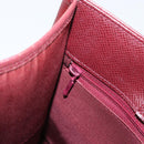 BURBERRY Nova Check Hand Bag Canvas Beige Gold Auth ep12712-20